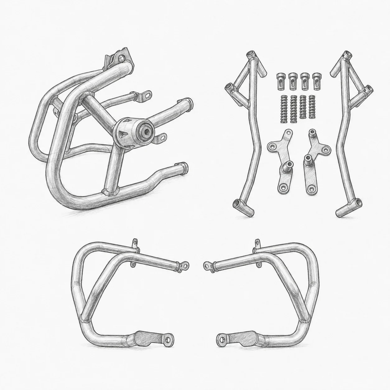 CFMOTO 250SR / 450SR / 500SR Crash Bar