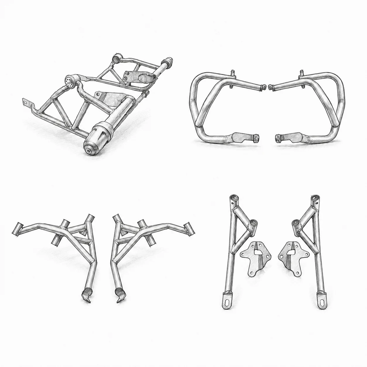 CFMOTO NK250 / NK450 / NK800 / 675NK Crash Bar
