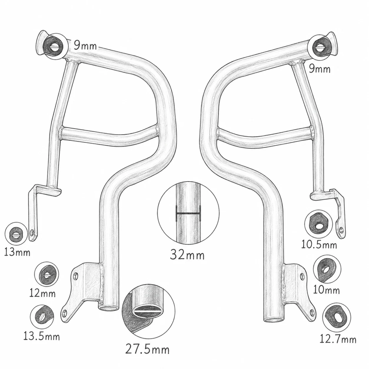 Kawasaki Vulcan Crash Bar