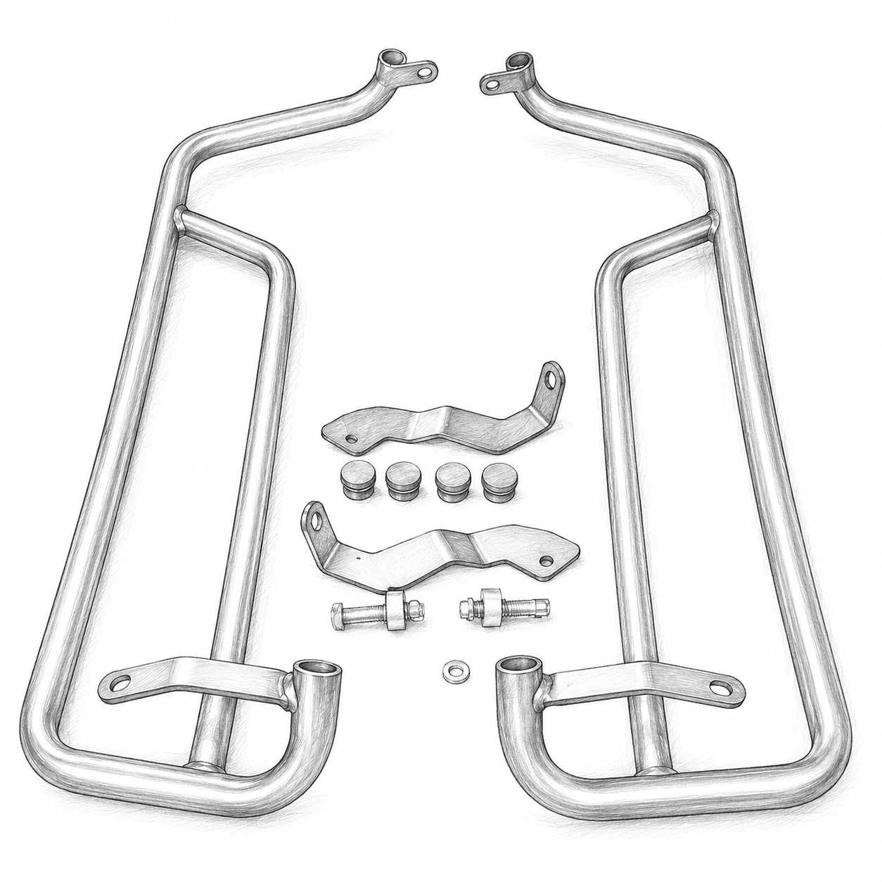 Vespa GTS / GTV 300 Crash Bar