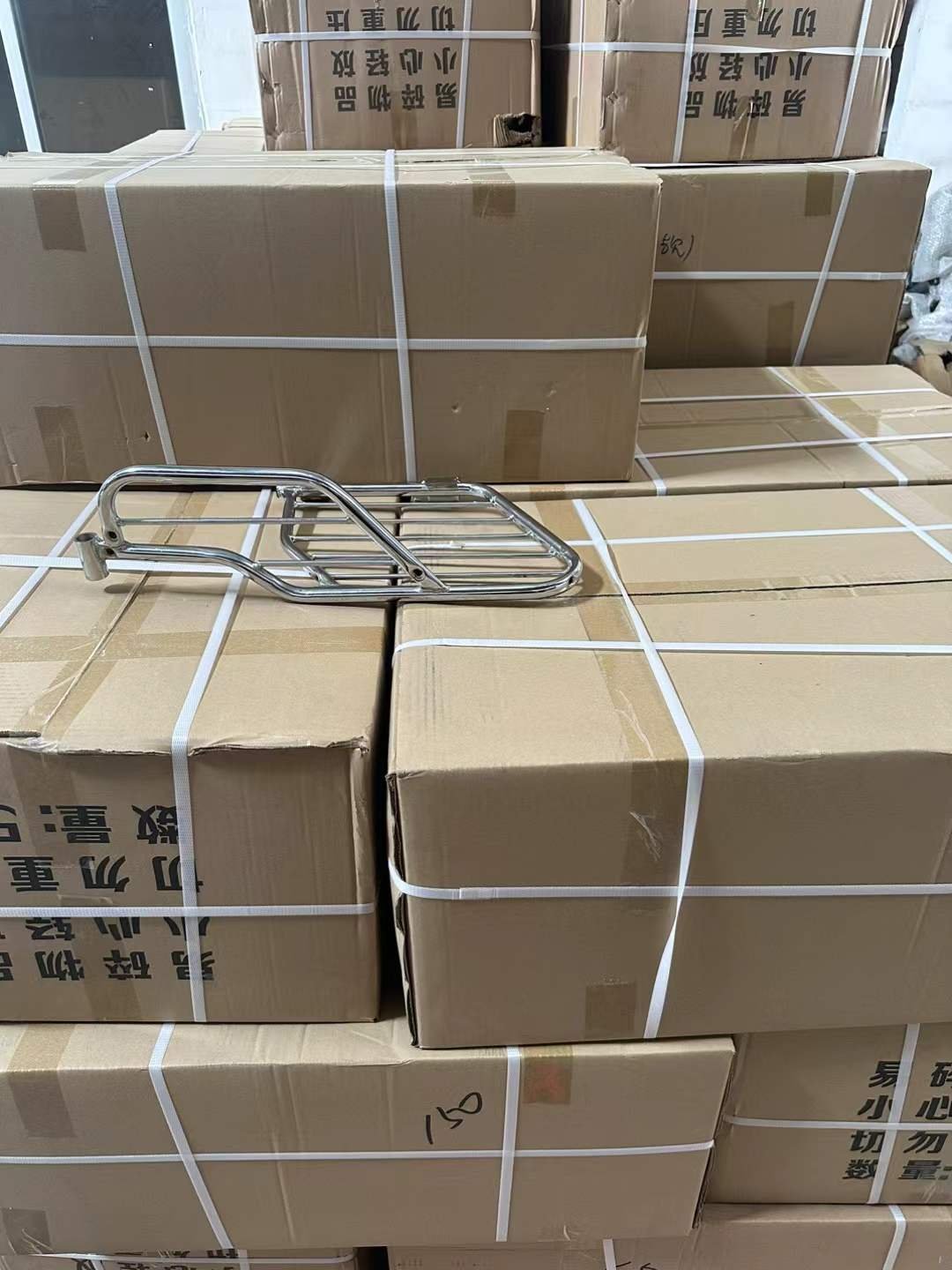 Hardware matching labels and cartons for motorcycle metal parts packaging