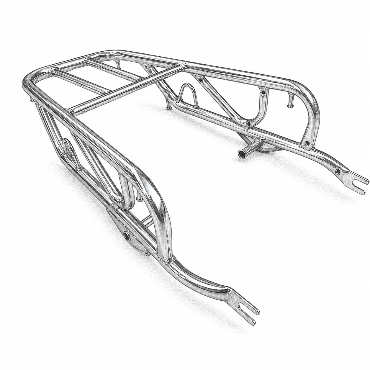 Honda CG 125 / ACE Rear Rack