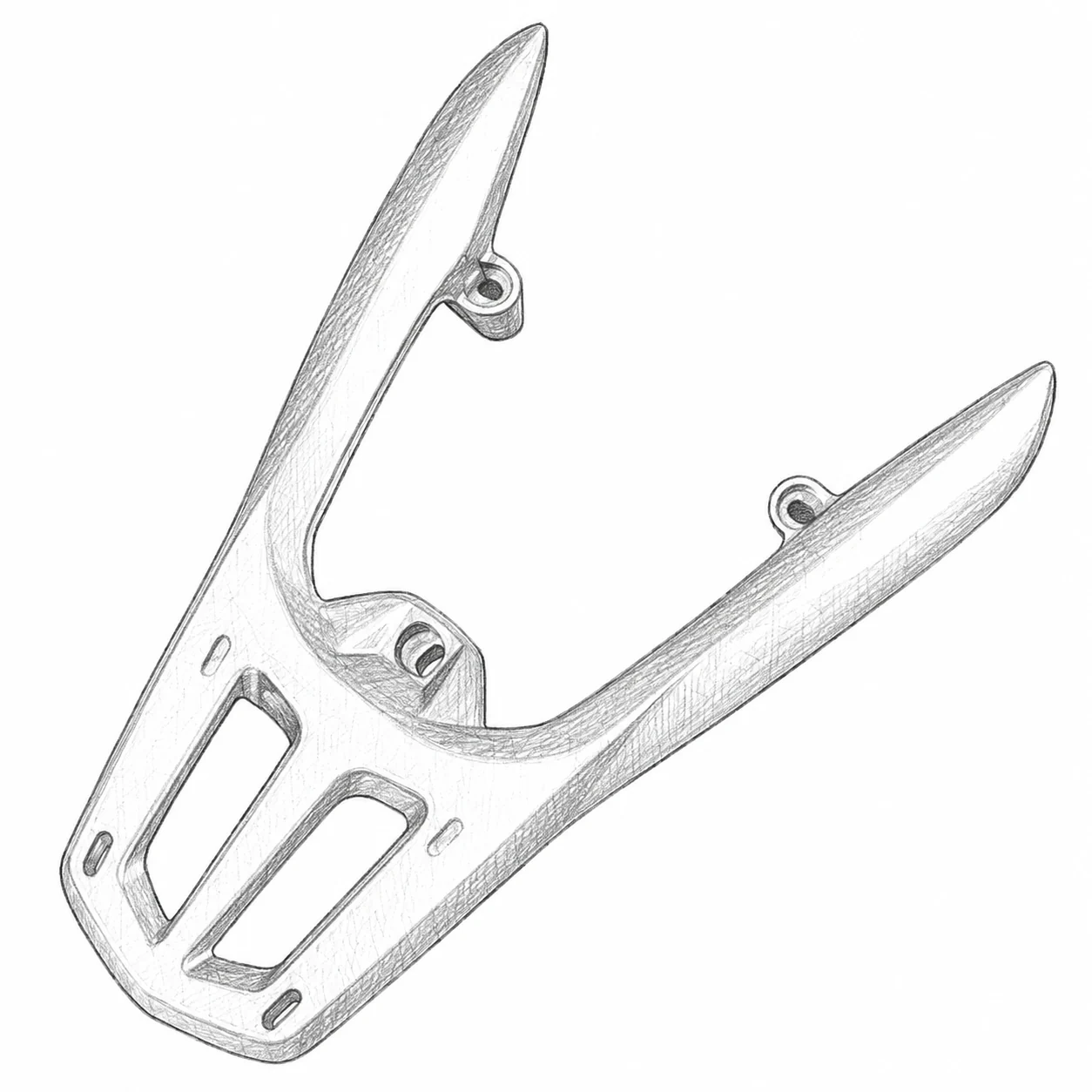Honda Click 125 / 150 Rear Rack
