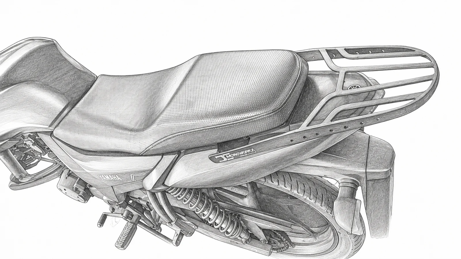 Yamaha SZ Rear Rack