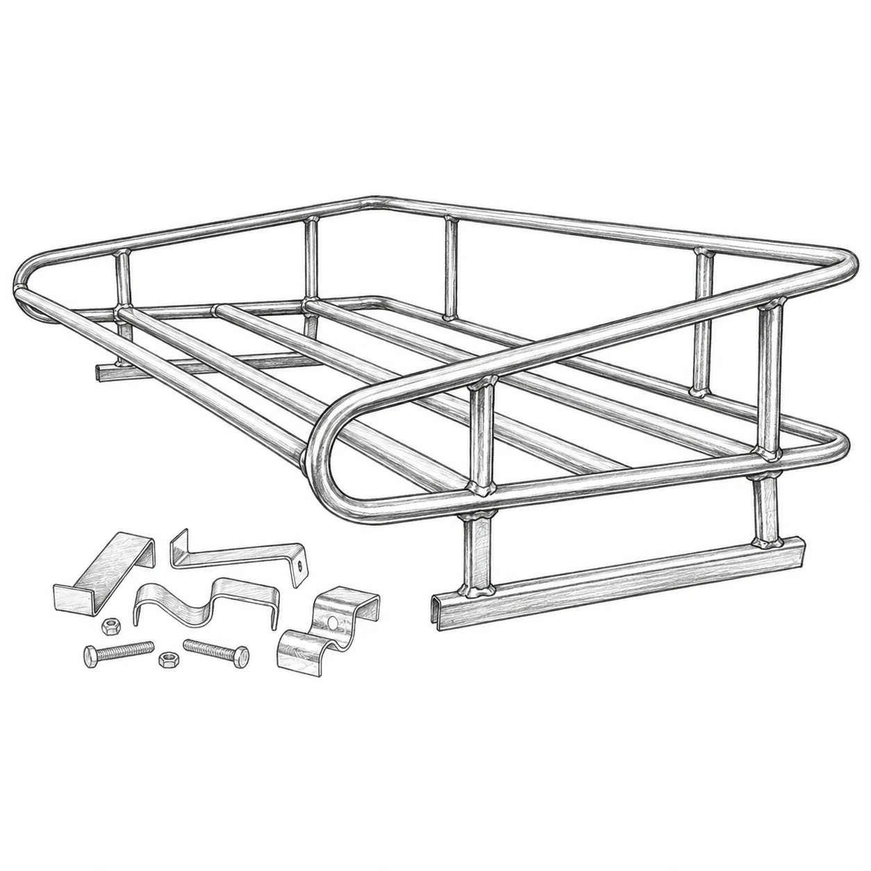 Piaggio Ape City / Ape Auto Platform Roof Rack