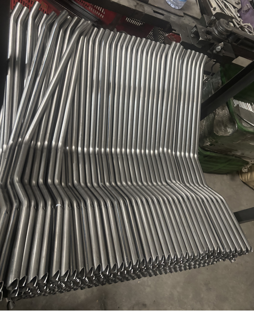 formed tubular motorcycle parts arranged for production review