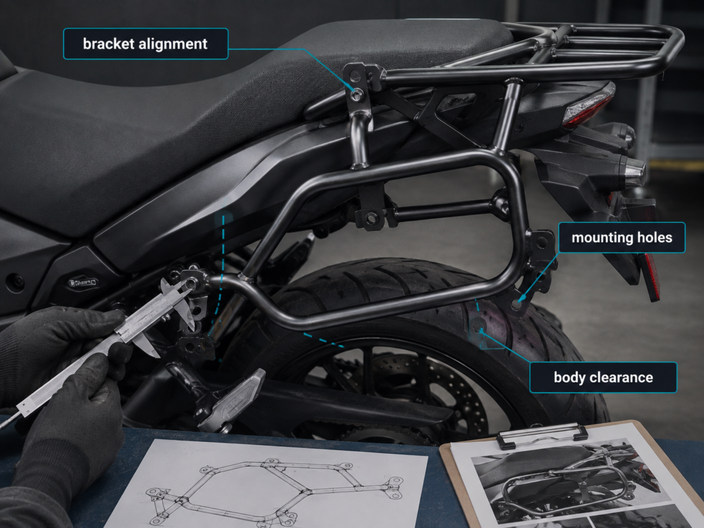 XCMOTOPARTS reviews samples on the corresponding motorcycle or Three Wheeler.