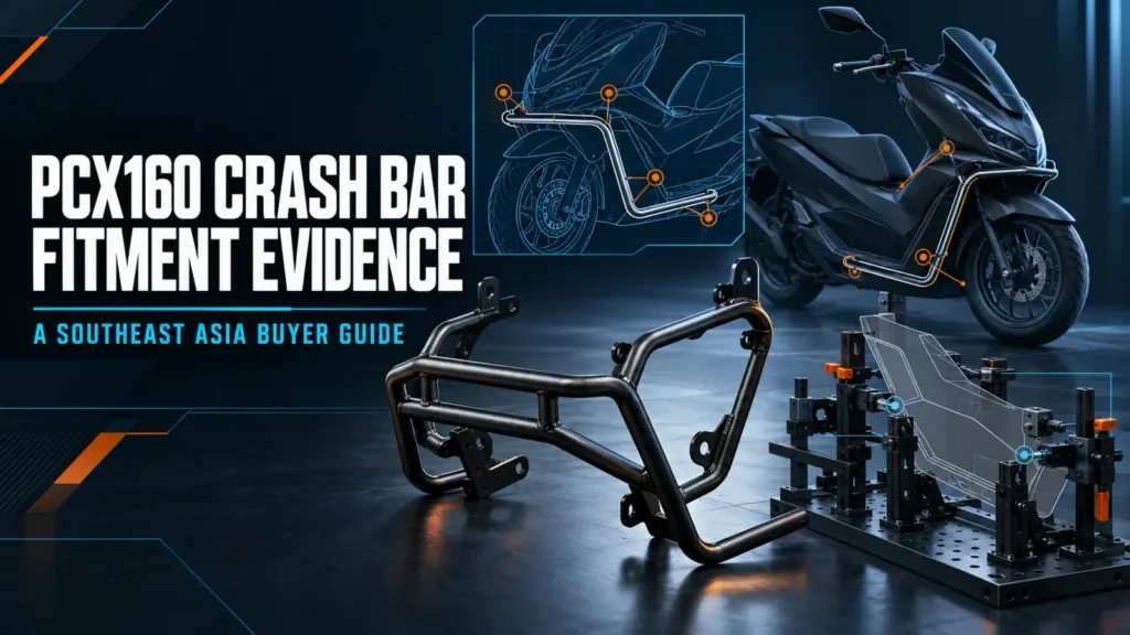 PCX160 Crash Bar Fitment Evidence for Southeast Asia Buyers